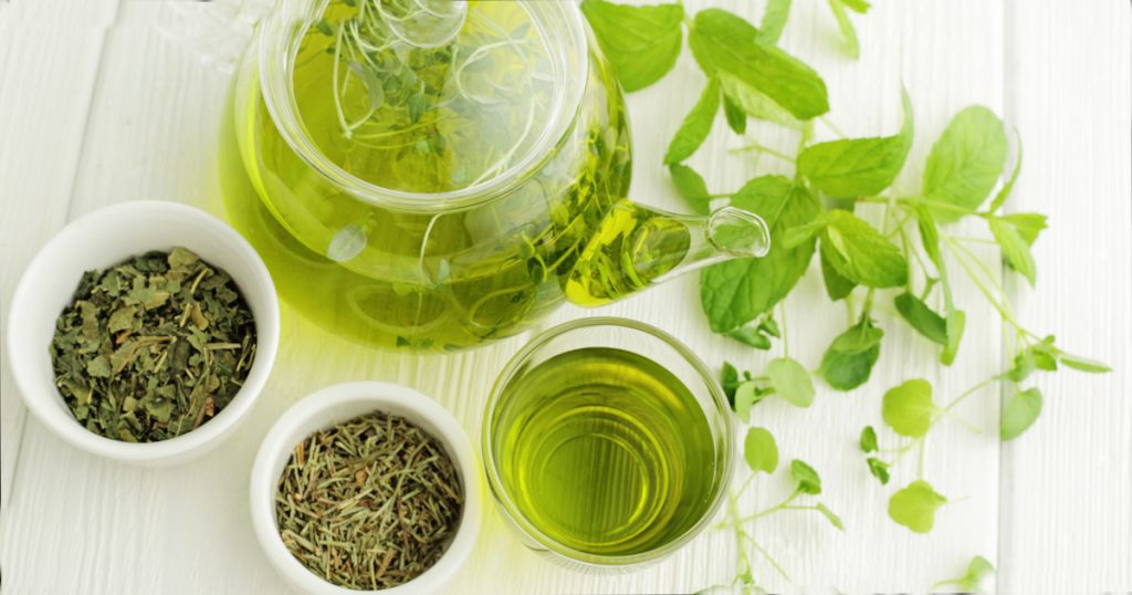 зеленый чай для масок лица