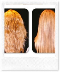 Кератиновое выпрямление волос