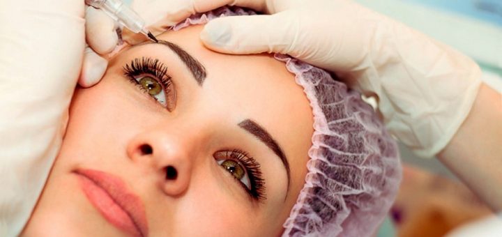 татуаж бровей