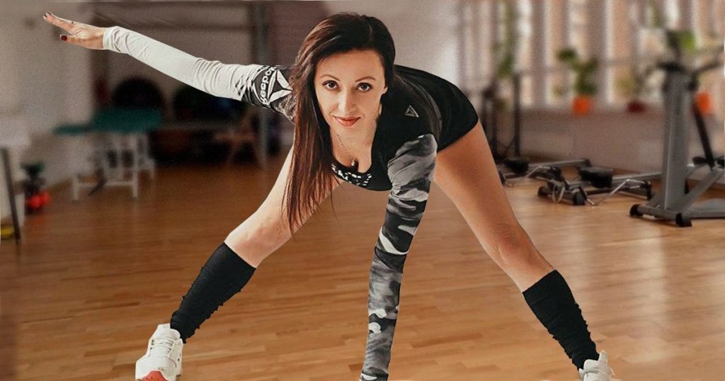 в фитнес зале