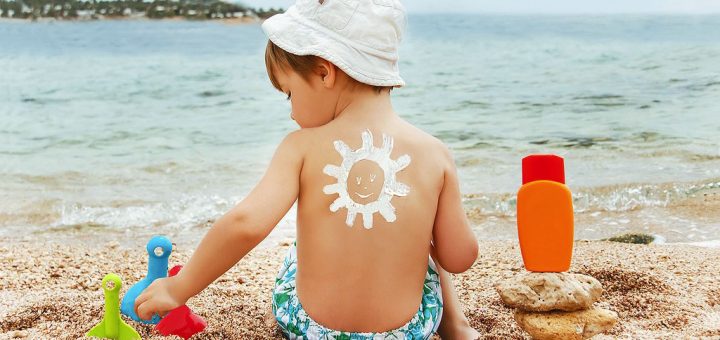 малыш и солнце