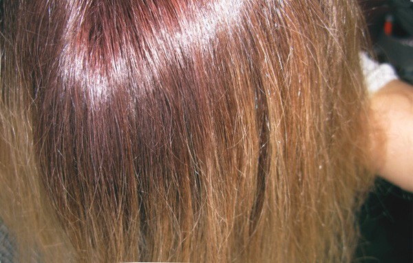 неудачное окрашивание волос