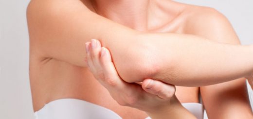 сухая и шершавая кожа локтей