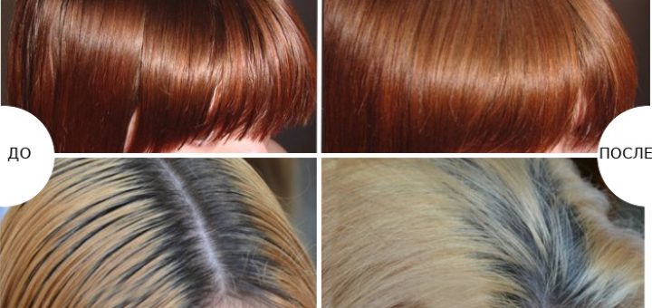 сухой шампунь до и после