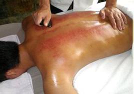 Массаж гуаша