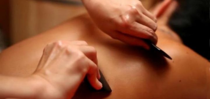 массаж гуаша