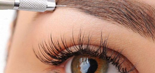 волосковый татуаж бровей