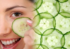 маска из огурцов