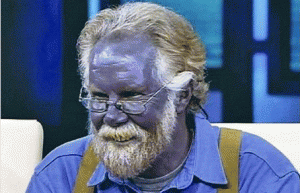 Синий человек