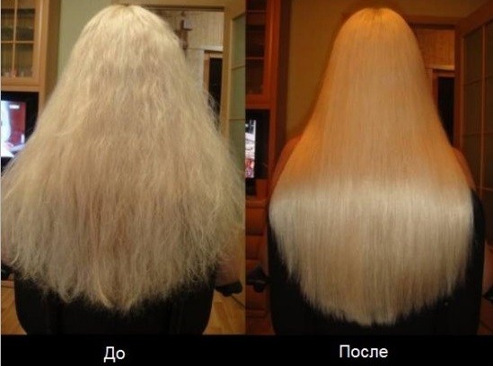 кератиновое выпрямление волос