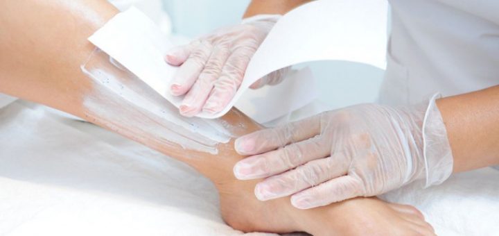 восковая эпиляция голени