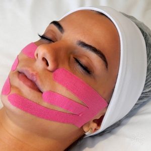 эстетическое тейпирование лица