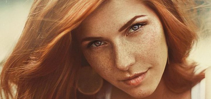 Веснушки- поцелуй солнца