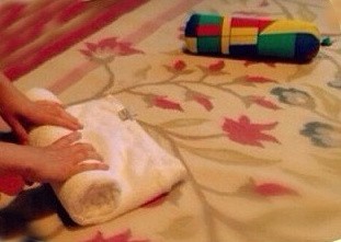 валик фукудзуци из  полотенца