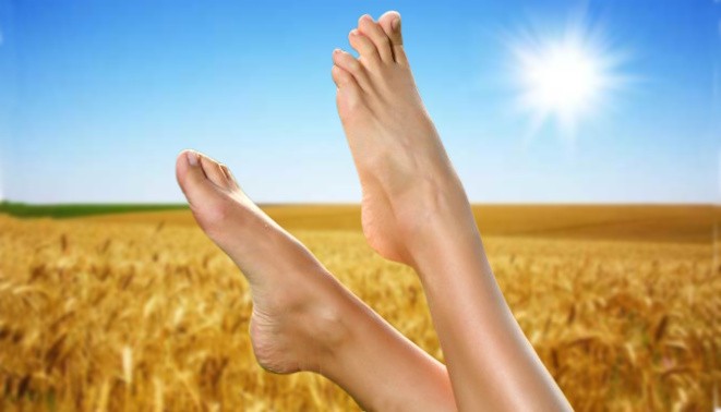 гладкие пяточки