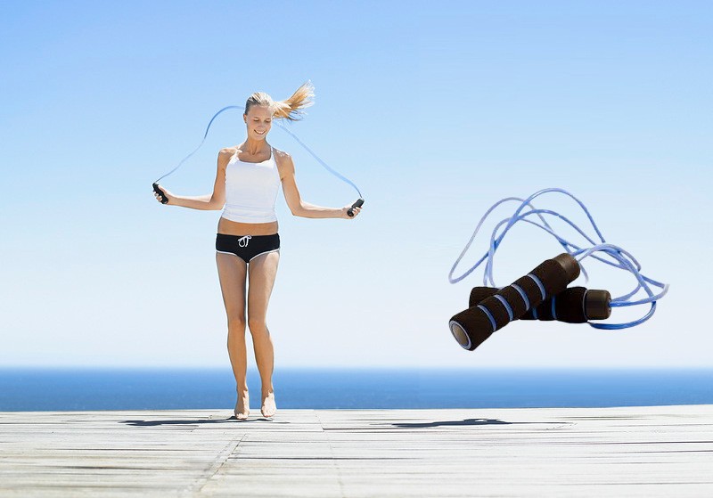 прыжки через скакалку