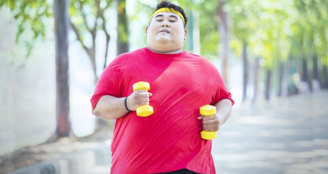 бегун с лишним весом